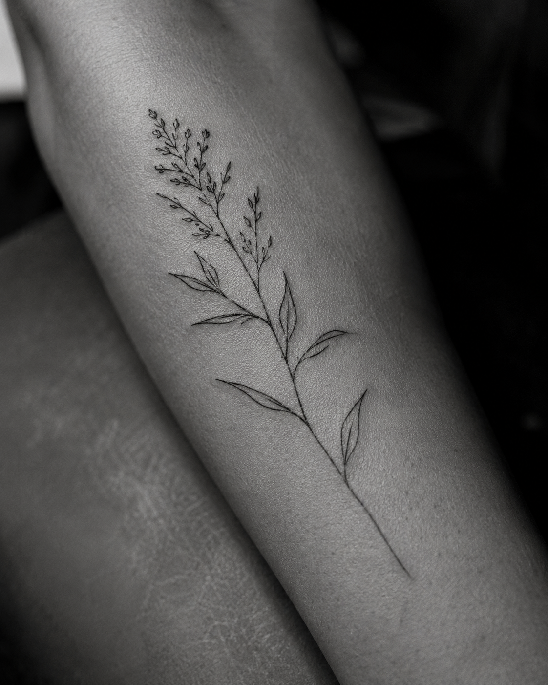 Fine line tattoo example